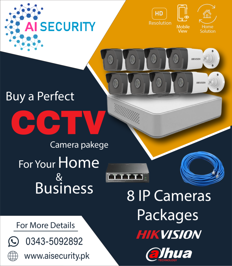 8 IP Cameras with NVR